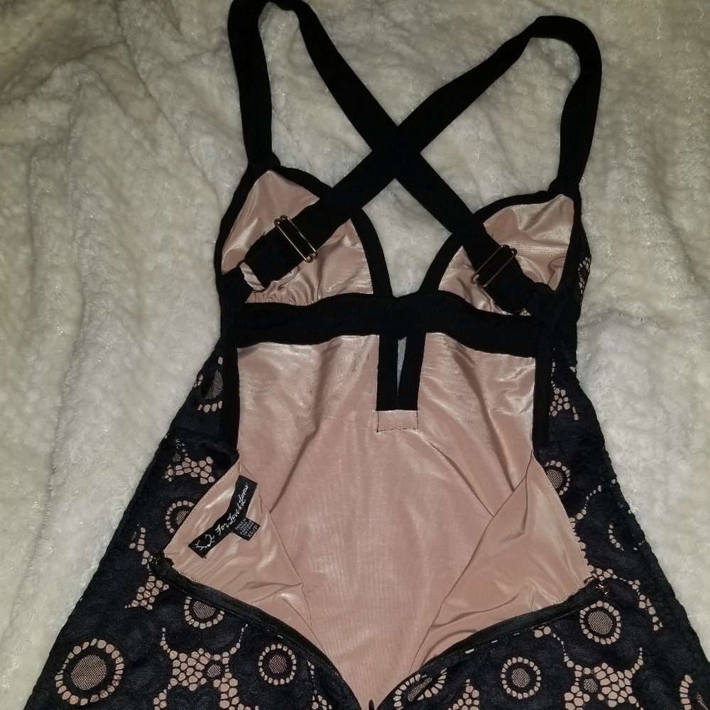 For love and lemons lace babydoll mini dress